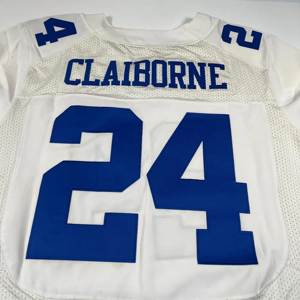 Nike‎ Dallas Cowboys Morris Claiborne Jersey Mens 48 White Sewn NFL #24